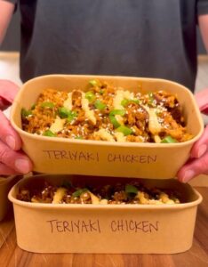 Teriyaki chicken rice bowls