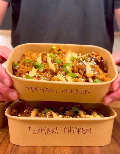 Teriyaki chicken rice bowls